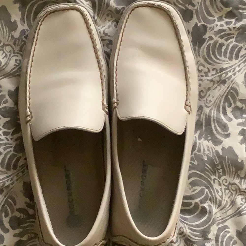 Men leather loafers, size 12m